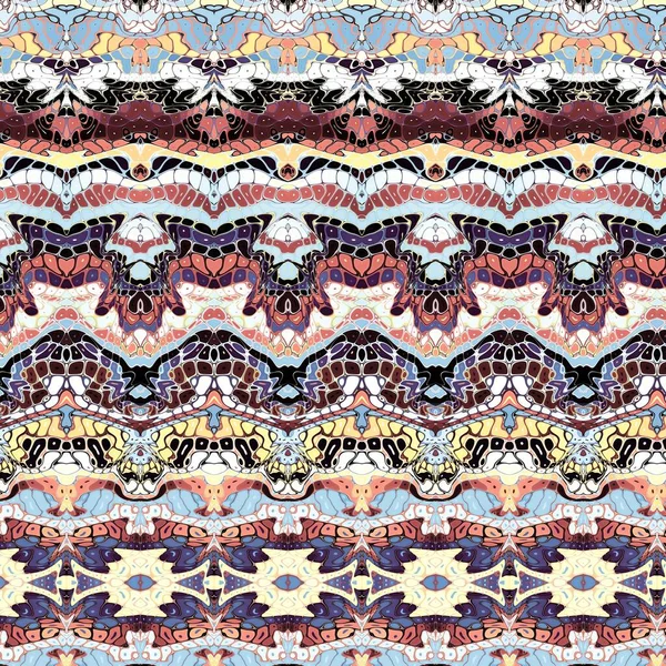 Abstract Digital Fractal Pattern Vintage Ornamental Texture — Stock Photo, Image