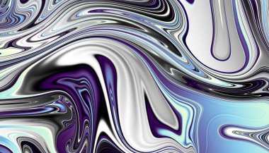 Soyut dijital fraktal model. Psikedelik dalgalı doku. Plazma yüzeyi. Plasma yüzeyi.