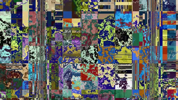 Streszczenie Tekstury Kodekiem Artefaktów Imitacja Grunge Datamoshing Wzór Aspekt Proporcji — Zdjęcie stockowe