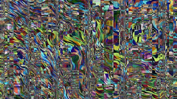 Textura Abstrata Com Codec Artefatos Imitação Padrão Grunge Datamoshing Relação — Fotografia de Stock