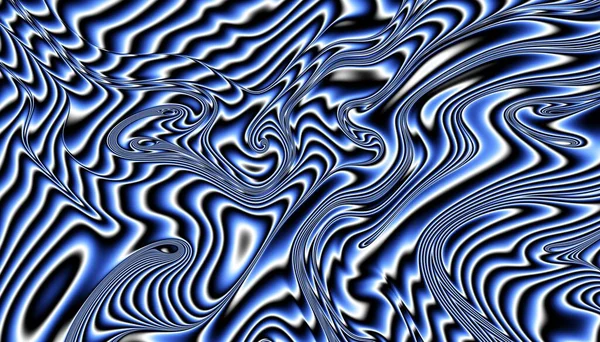 Abstract Pattern Psychedelic Wavy Texture — Stock Photo, Image