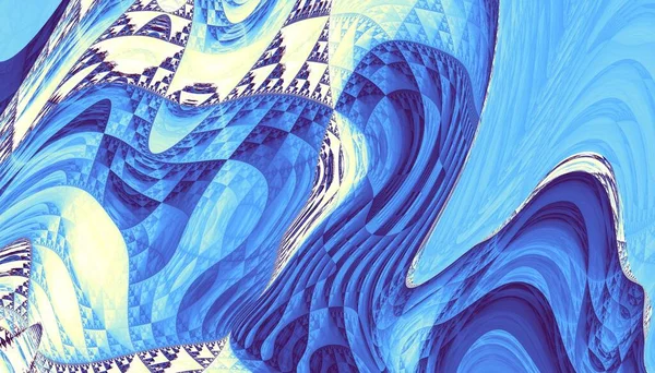 Абстрактный Шаблон Психоделическая Волнистая Текстура — стоковое фото