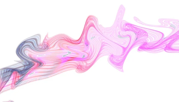 抽象的な背景 白い背景に表現された形 サイケデリック波状テクスチャ — ストック写真