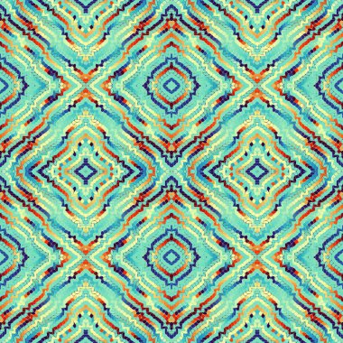 Soyut model. Düzenli kare dekoratif arka plan. Kusursuz desen. Klasik mozaik sanat modeli.