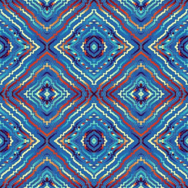 Soyut model. Düzenli kare dekoratif arka plan. Kusursuz desen. Klasik mozaik sanat modeli.