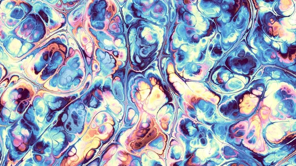 Psychedelic Retro Abstract Background Based Marble Texture Aspect Ratio — Stock Photo, Image