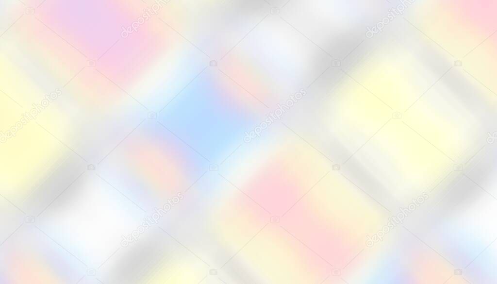 Abstract digital fractal pattern. Gamma of pastel colors. Blurred texture with glass effect.