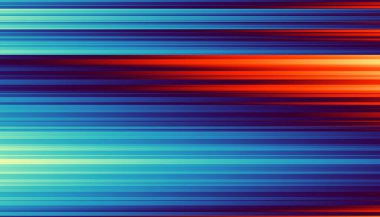 Soyut dijital fraktal model. Yatay şeritli desen.