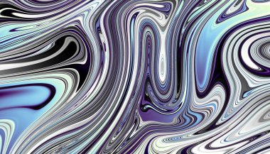 Soyut dijital fraktal model. Psikedelik dalgalı doku. Plazma yüzeyi. Plasma yüzeyi.