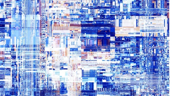 Abstrakt Textur Med Artefakter Codec Imitation Grunge Datamoshing Mönster Aspektförhållande — Stockfoto