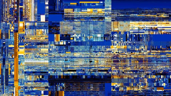 Abstracte Textuur Met Artefacten Codec Imitatie Van Een Grunge Datamoshing — Stockfoto