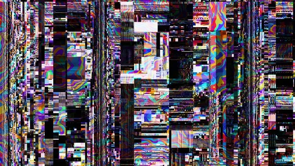 Textura Abstrata Com Codec Artefatos Imitação Padrão Grunge Datamoshing Relação — Fotografia de Stock