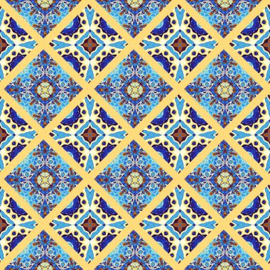 Karelerin soyut dekoratif desenleri. Mozaik sanat süsleme dokusu.