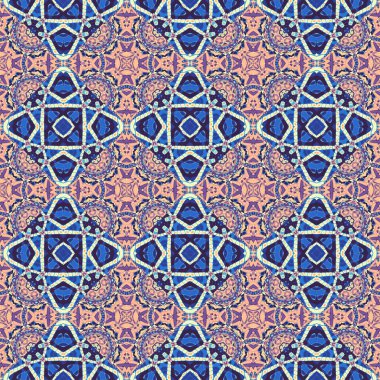 Soyut model. Düzenli kare dekoratif arka plan. Kusursuz desen. Klasik mozaik sanat modeli.