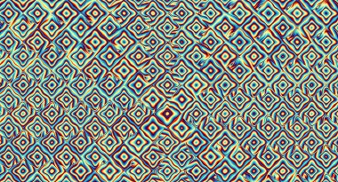 Soyut fütüristik süslemeli mozaik arka plan. Görünüm oranı 16: 9 olan yatay resim