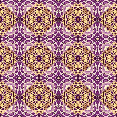 Soyut model. Düzenli kare dekoratif arka plan. Kusursuz desen. Klasik mozaik sanat modeli.