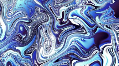 Soyut model. Psikedelik dalgalı doku. Görünüm oranı 16: 9 olan yatay arkaplan