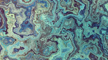 Soyut dijital fraktal model. Mermer dokusunun taklidi. Görünüm oranı 16: 9 olan yatay arkaplan