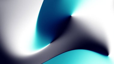 Soyut dijital fraktal model. Soyut fütüristik eğilim. Görünüm oranı 16: 9 olan yatay arkaplan