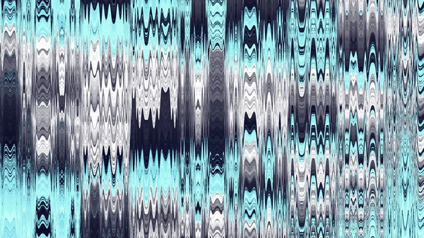 概要ディジタルフラクタルパターン 波のテクスチャ 縦横比16 9の水平背景 — ストック写真