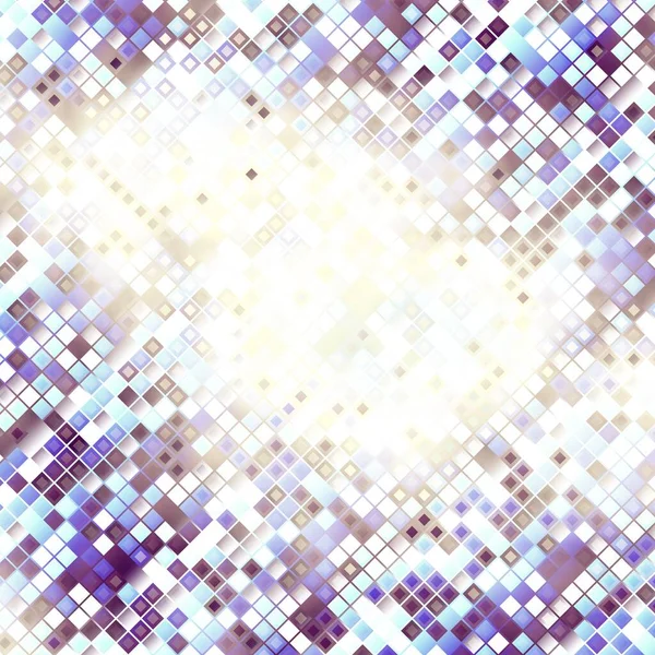 Abstraktní Digitální Fraktál Square Mosaic Art Pattern — Stock fotografie