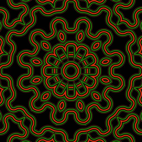 Abstract digital fractal pattern. Celtic pattern.
