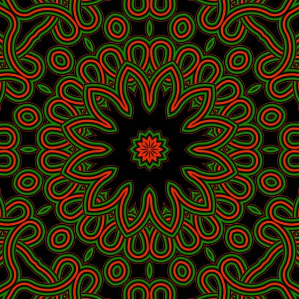 Abstract digital fractal pattern. Celtic pattern.