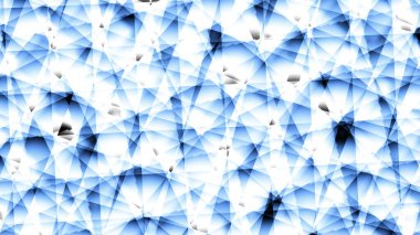 Soyut dijital fraktal model. Soyut fütürist teknoloji görüntüsü. Görünüm oranı 16: 9 olan yatay arkaplan