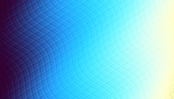Abstract Digitaal Geometrisch Patroon Horizontale Oriëntatie Golvende Blauwe Textuur — Stockfoto