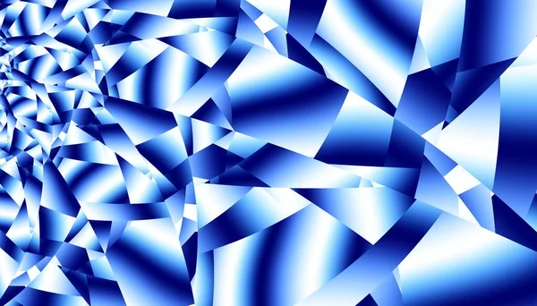 Absztrakt Digitális Geometriai Minta Vízszintes Tájolás Geometrikus Futurisztikus Kép — Stock Fotó