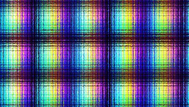Soyut dijital geometrik desen. Yatay oryantasyon. Ekose desen.