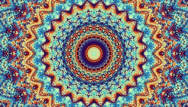 Soyut dijital geometrik desen. Yatay yönelim. 