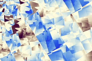 Soyut dijital geometrik desen. Yatay oryantasyon. Geometrik fütürist görüntü. Düşük polimerli doku.