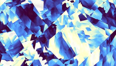 Soyut dijital geometrik desen. Yatay oryantasyon. Geometrik fütürist resim.