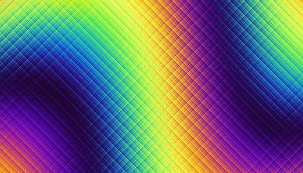 Soyut Dijital Fraktal Model Psikedelik Gökkuşağı Renkleri Dalgalı Doku — Stok fotoğraf