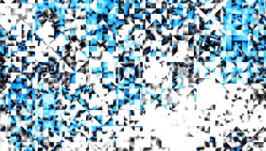 Soyut dijital fraktal model. Düşük polimerli doku.