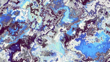 Soyut dijital fraktal model. Mermer dokusunun taklidi. Grunge soyut dokusu. Psikedelik dalgalı doku.