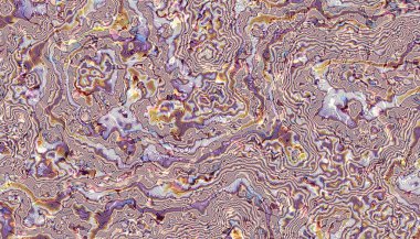 Soyut dijital fraktal model. Yatay oryantasyon. Mermer dokusunun taklidi.