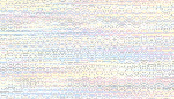 Abstract Digital Fractal Pattern Wavy Texture Horizontal Orientation Gamma Pastel — Stock Photo, Image