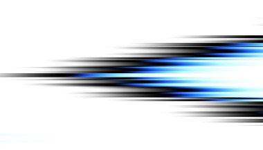 Soyut dijital fraktal model. Yatay şeritli desen. Beyaz arkaplanda ifade ögesi.