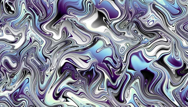 Abstraktes Digitales Fraktalmuster Psychedelisch Gewellte Textur Plasmaoberfläche Plasmaoberfläche — Stockfoto