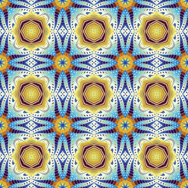 Soyut model. Düzenli kare dekoratif arka plan. Kusursuz desen. Klasik mozaik sanat modeli.