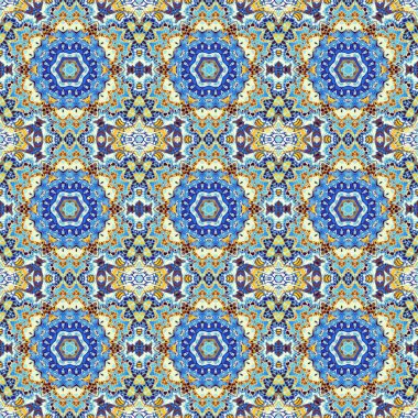 Soyut model. Düzenli kare dekoratif arka plan. Kusursuz desen. Klasik mozaik sanat modeli.