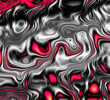 Soyut dijital sanat fraktal deseni.