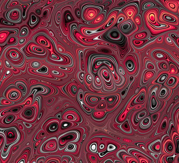 Wavy Vermelho Mármore Abstrato Fundo Baseado Sabão Bolha Textura — Fotografia de Stock