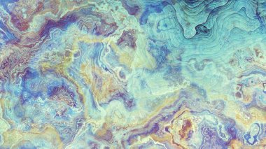 Soyut dijital fraktal model. Mermer dokusunun taklidi. Görünüm oranı 16: 9 olan yatay arkaplan