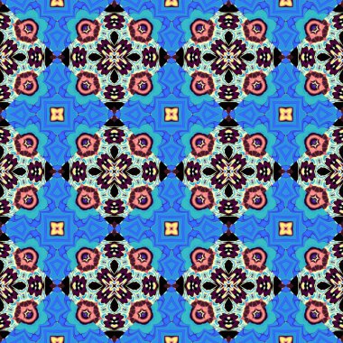 Soyut dijital fraktal model. Soyut dalgalı süs dokusu.