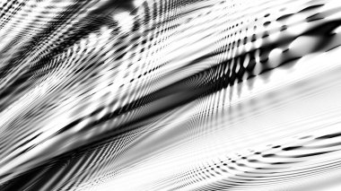 Soyut dijital fraktal model. Beyaz arka planda soyut gradyan. Görünüm oranı 16: 9 olan yatay arkaplan