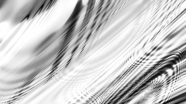 Soyut dijital fraktal model. Beyaz arka planda soyut gradyan. Görünüm oranı 16: 9 olan yatay arkaplan