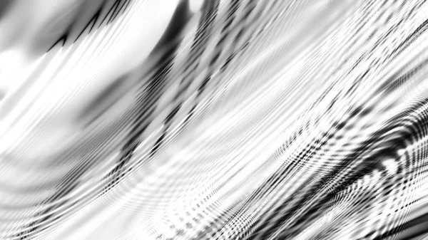 Abstract Digitaal Fractal Patroon Abstracte Verloop Witte Achtergrond Horizontale Achtergrond — Stockfoto